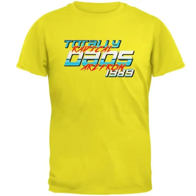 Totally Radical Dads 1989 Birthday Mens T Shirt