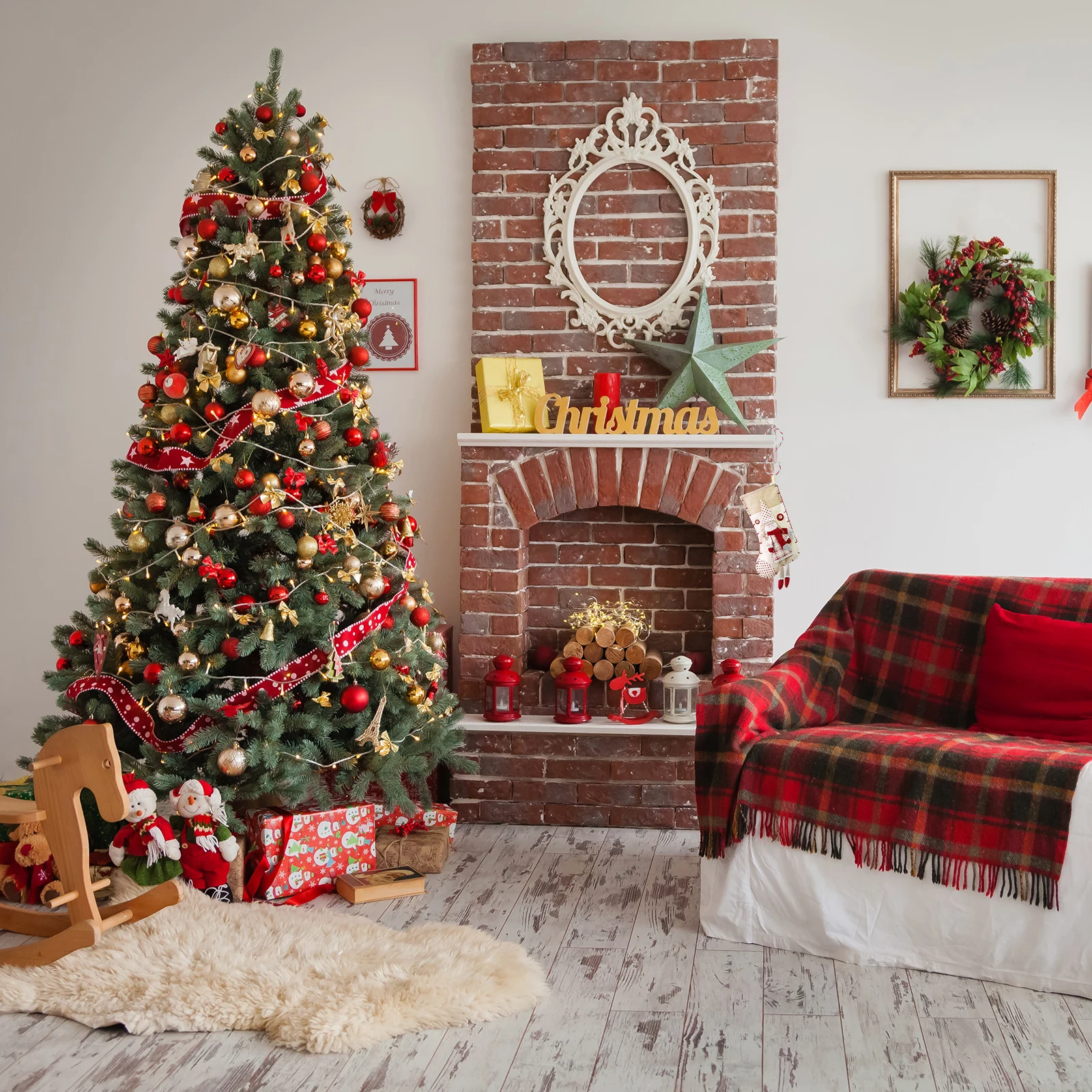 

10Pcs Xmas Stocking Holders Christmas Ornament Hooks Easy Install Metal Hangers for Fireplace Hanging Hooks Gift Hanger