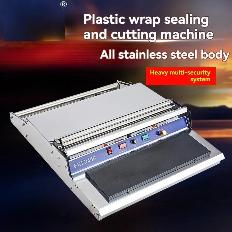 All Stainless Steel 450 Vegetable Preservation Machine/supermarket Preservation Machine/cling Film Packaging Machine