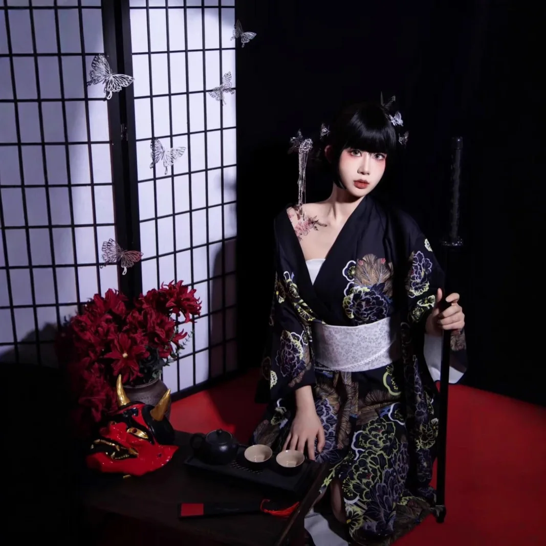 New Improved Japanese Kimono Traditional Dress Photo God Girl Photo Location Travel Photography Clothing