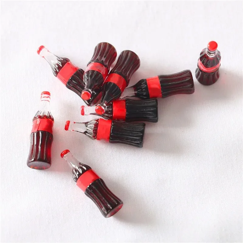 Botella de coque de simulación, botella de bebida para casa de muñecas, Mini refresco de coque, juego de comida en miniatura, accesorios de tiro, accesorios de funda de teléfono DIY