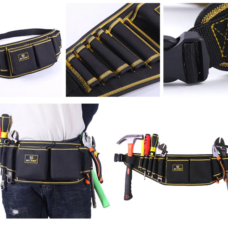 Tool Waist Bag Repair Multi-functional Electrician Pouch Storage Holder Garden Kits Waist Packs Waterproof Hardware Toolkit DIY