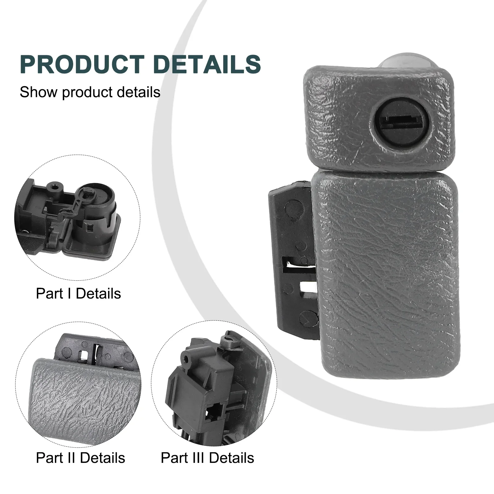 High Reliability. Compatible With: Fit For Suzuki Jimny Vitara Grand Vitara Glove Box Lock Handle Box Lock New Plastic