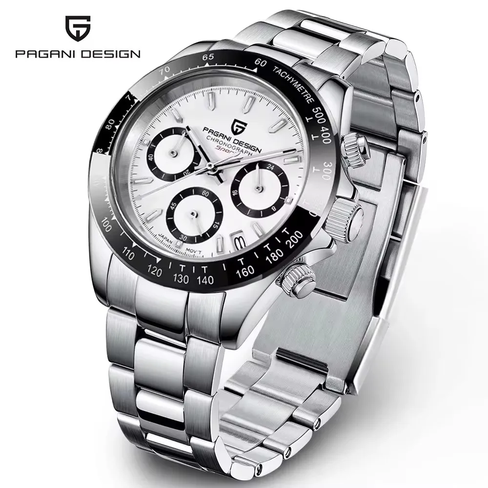 

2024 New PAGANI DESIGN Men's Quartz Watches Business Watch Men Watches Top Brand Luxurys Watch Men Chronograph VK63 Waterproof