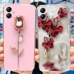 For Samsung Galaxy A04e A04 Case Samsung A04 A 04e SM-A042F SM-A045F 2023 Elegant Printing Soft Silicone TPU Phone Back Cover