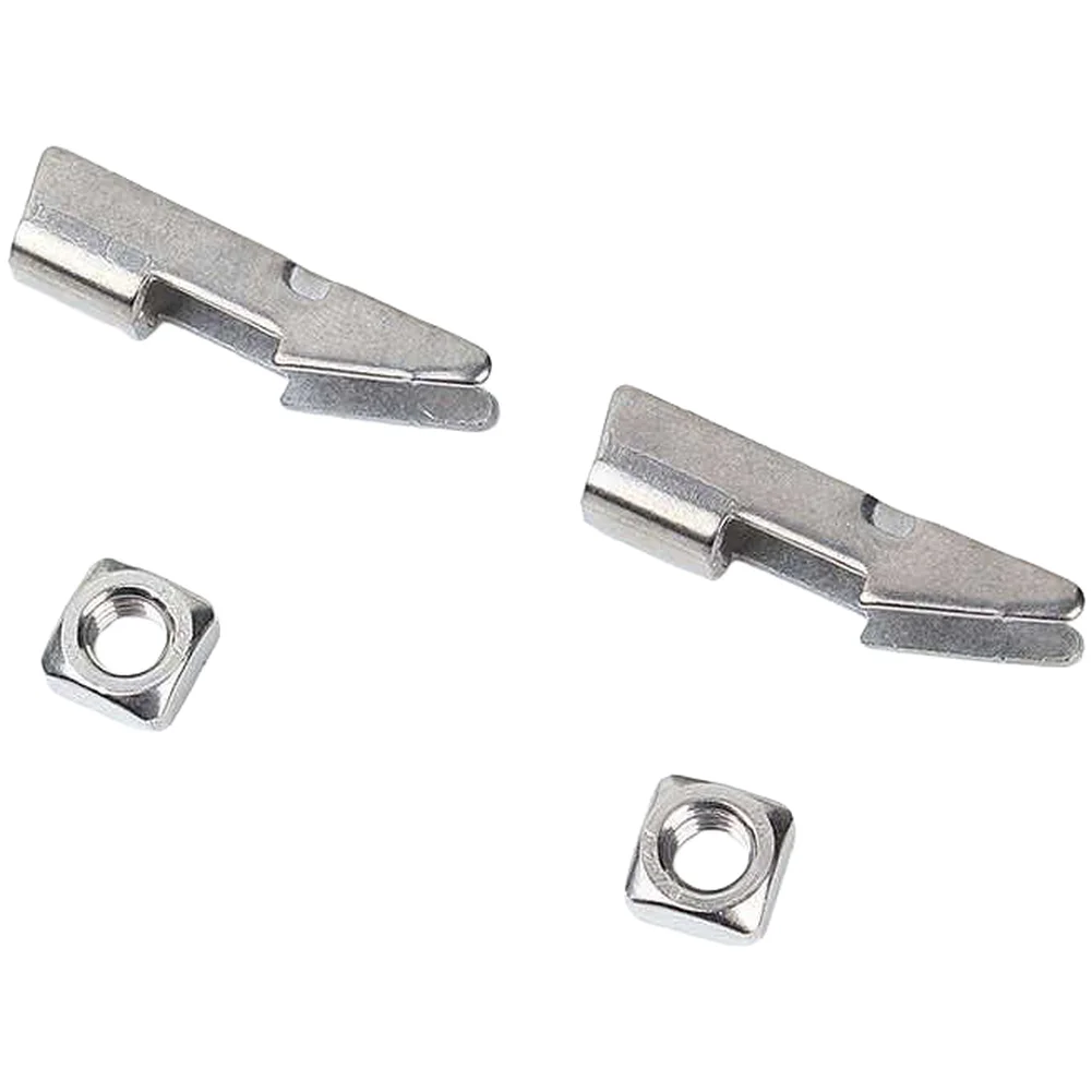 304 Stainless Steel Toilet Seat Bolt Fixing Kit with Slider Nut and Screw Rod for Standard Toilet Bowl Hinge Mounting