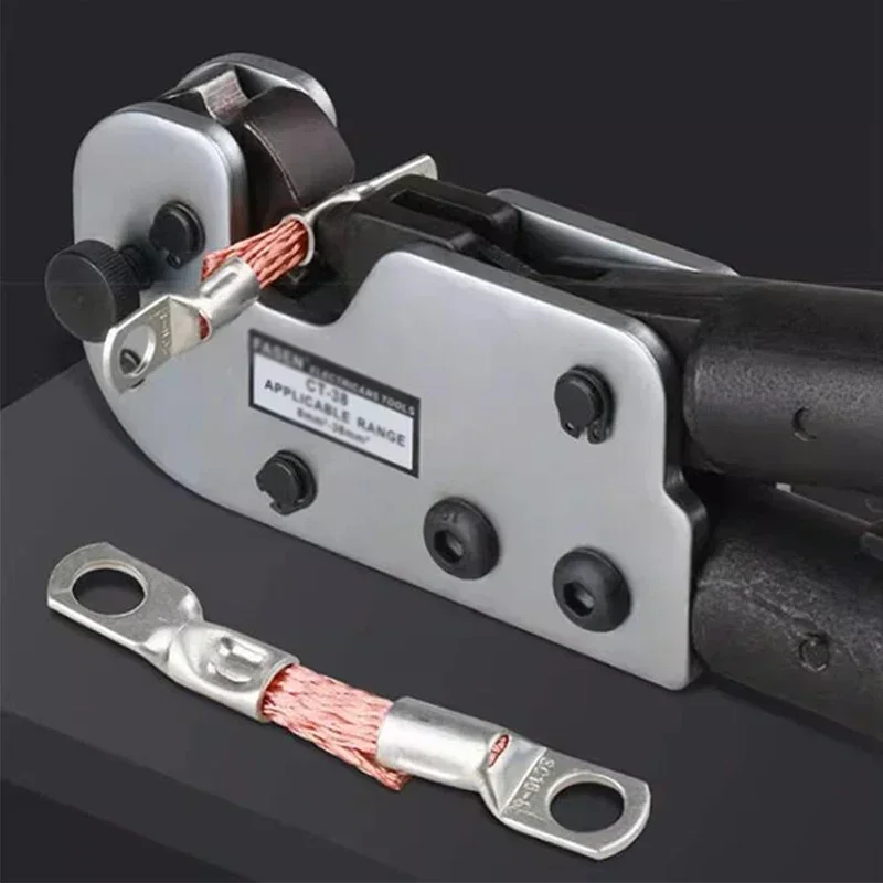 Terminal de cobre tipo sc, 5 ~ 50 peças, terminal de cobre sc6/10/16/25/35/50/70/95 bloco de bateria talões buraco id 6/8/10/12mm conector de fio de crimpagem