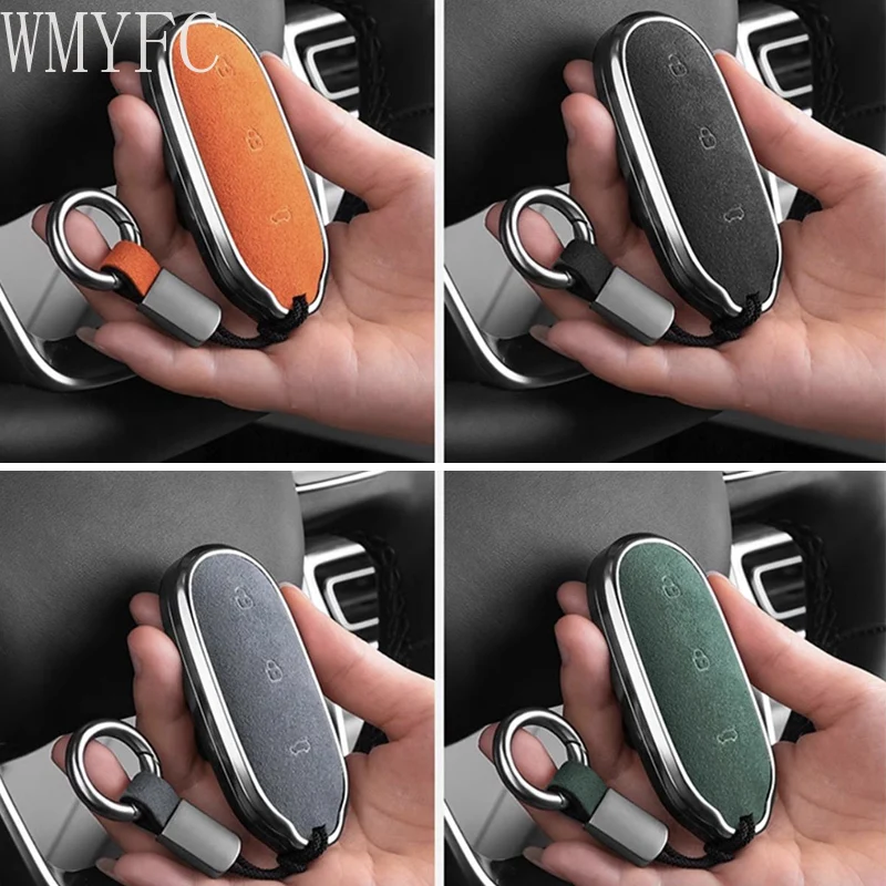 Car Key Case Cover Li Auto Smart Remote Holder Keychain Bag Protection Shell Accessories For Lixiang LEADING IDEAL L7 L8 L9 2023