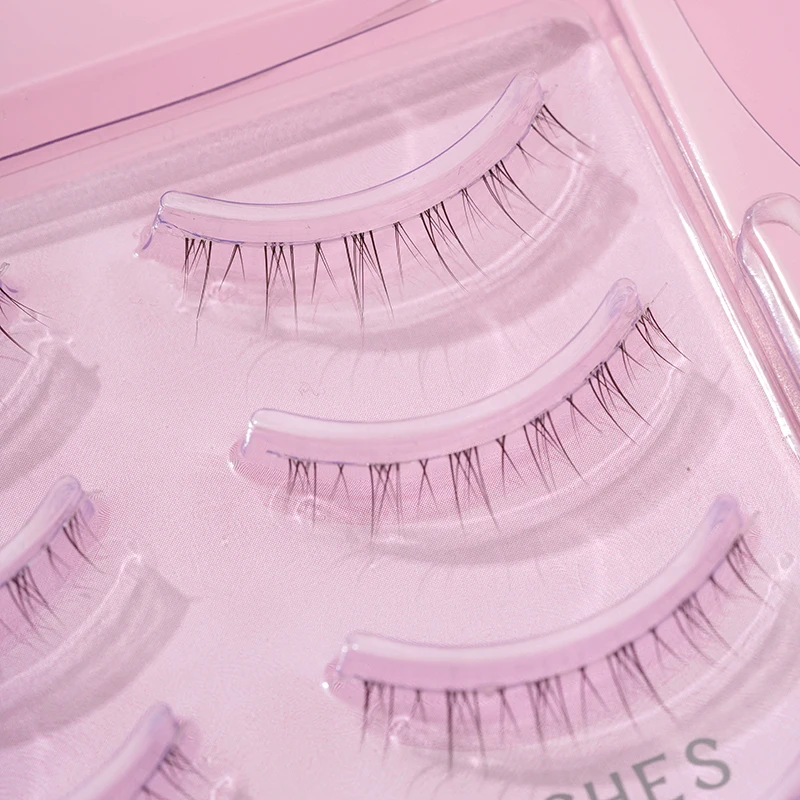 4 Pairs of Small Eyelashes on the Small Fire under the Eyelash Natural Simulation Mother Life Sense Cartoon False Eyelashes