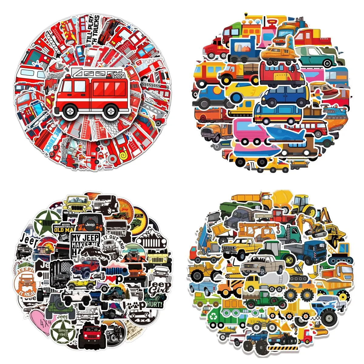 10/30/50PCS Functional Car Graffiti Waterproof Sticker IPad Manual DIY Laptop Guitar Computer Decoration Wholesale