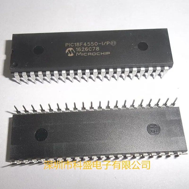 Free Shipping 5-50PCS/LOT New Original PIC18F4550-I/P PIC18F4550 DIP-40 18F4550 PIC18F MCU IC