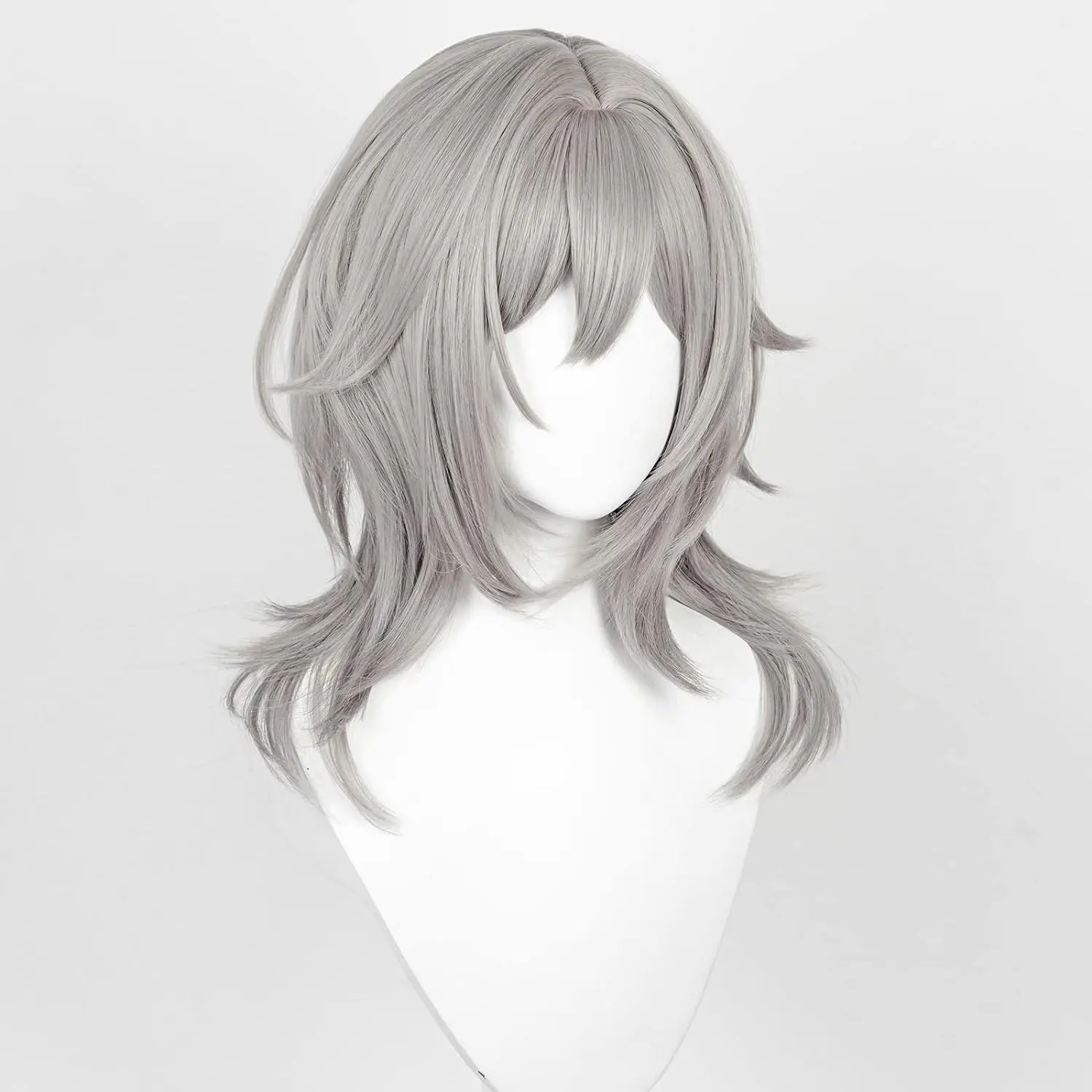 Anime Trailblazer Cosplay Wigs for Game Honkai Star Rail Trailblazer Cosplay Wigs Short Grey Wig