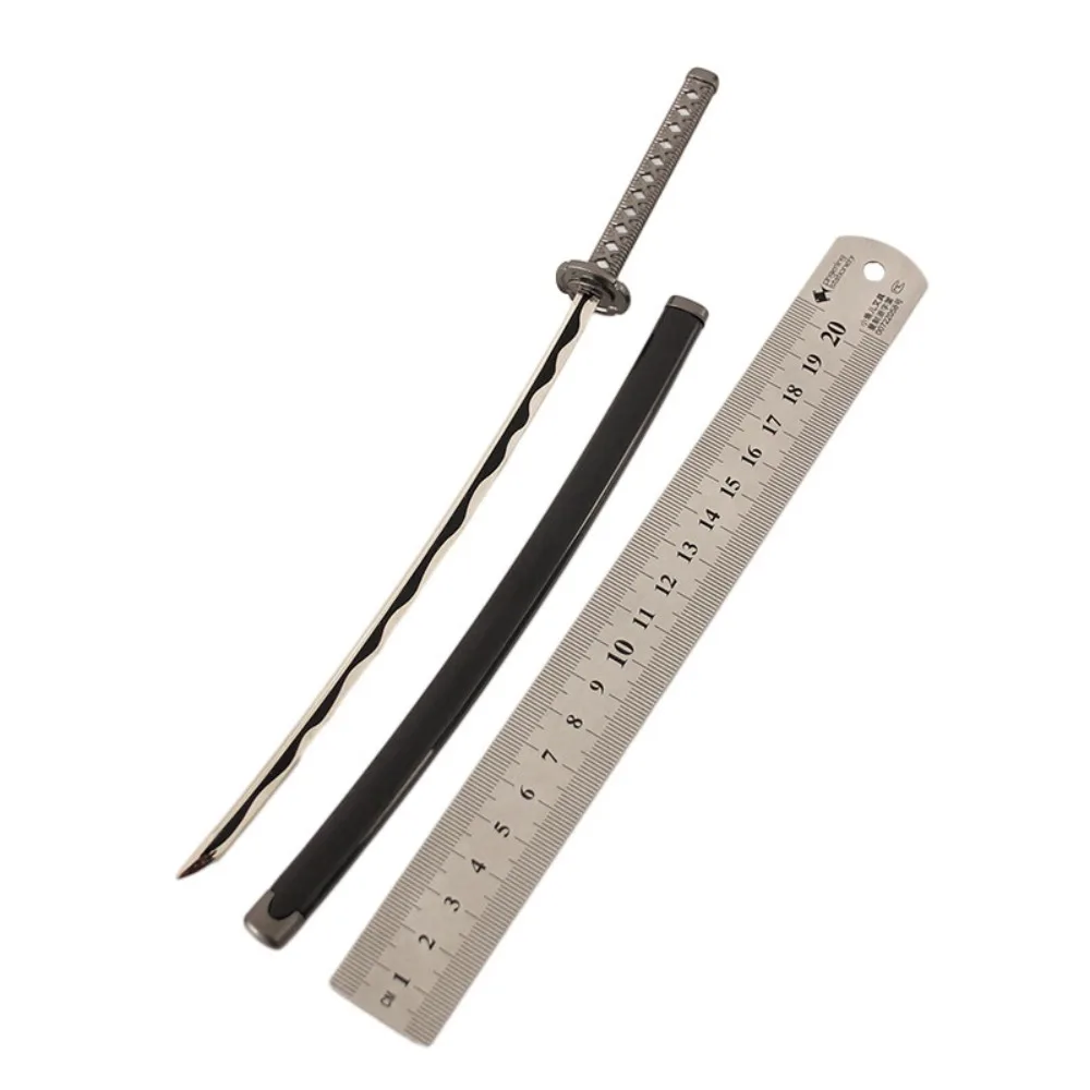 2077 Game Iconische Zwarte Eenhoorn Zamora Randapparatuur Zwaard met Schede Legering Katana Model Melee Weapos Model Verjaardagscadeau Speelgoed