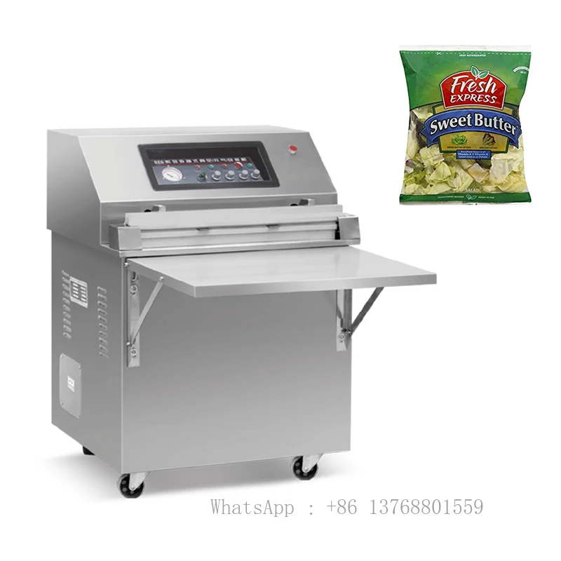 Vacuum Nitrogen Flushing Sealing External Vacuum Packaging Machine For Food