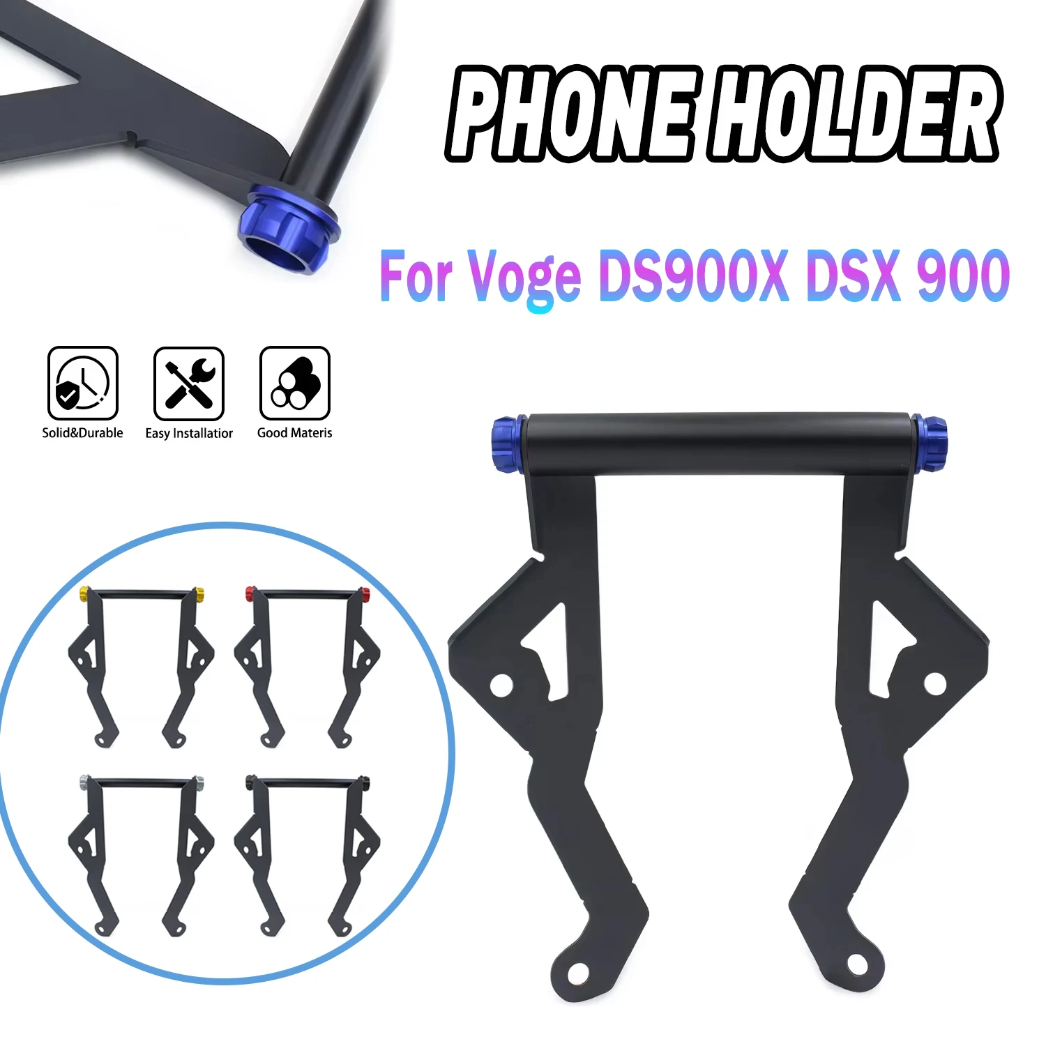 New FOR Voge DS900X DSX 900 DSX Motorcycle Accessories GPS Phone Holder Stand Navigation Bracket Stand Shock Absorber Stand