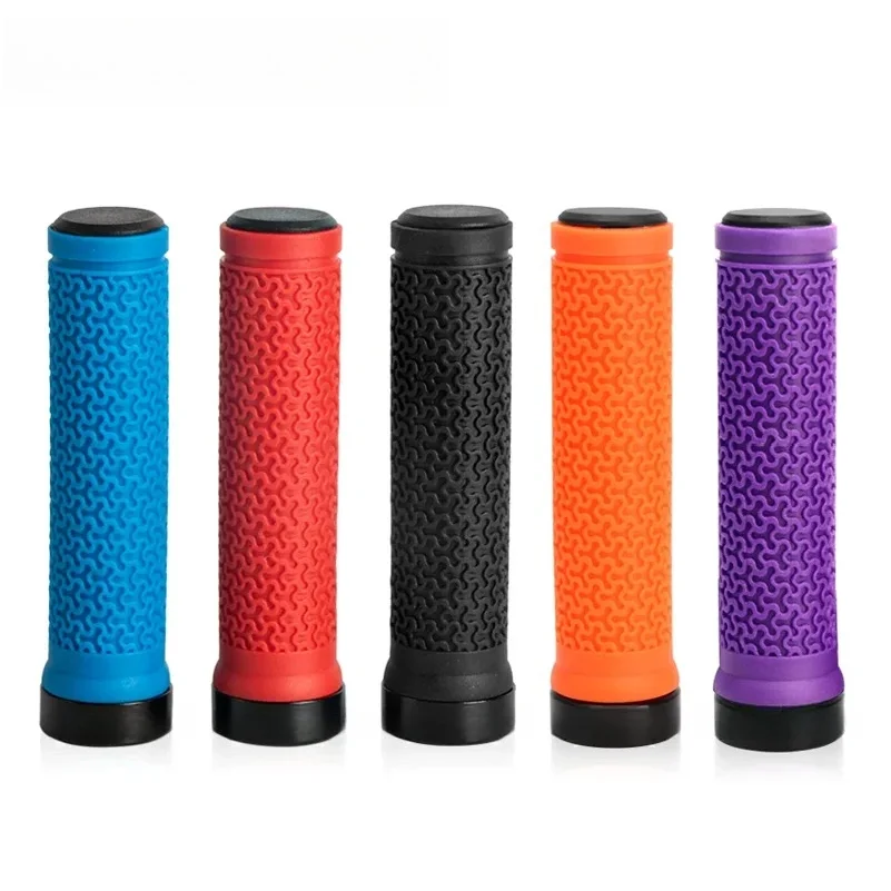 

Bicycle Handle Bar Grips MTB Mountain Bike Single-sided Locking Handlebar Cover Rubber Non-slip Cycling Accessories