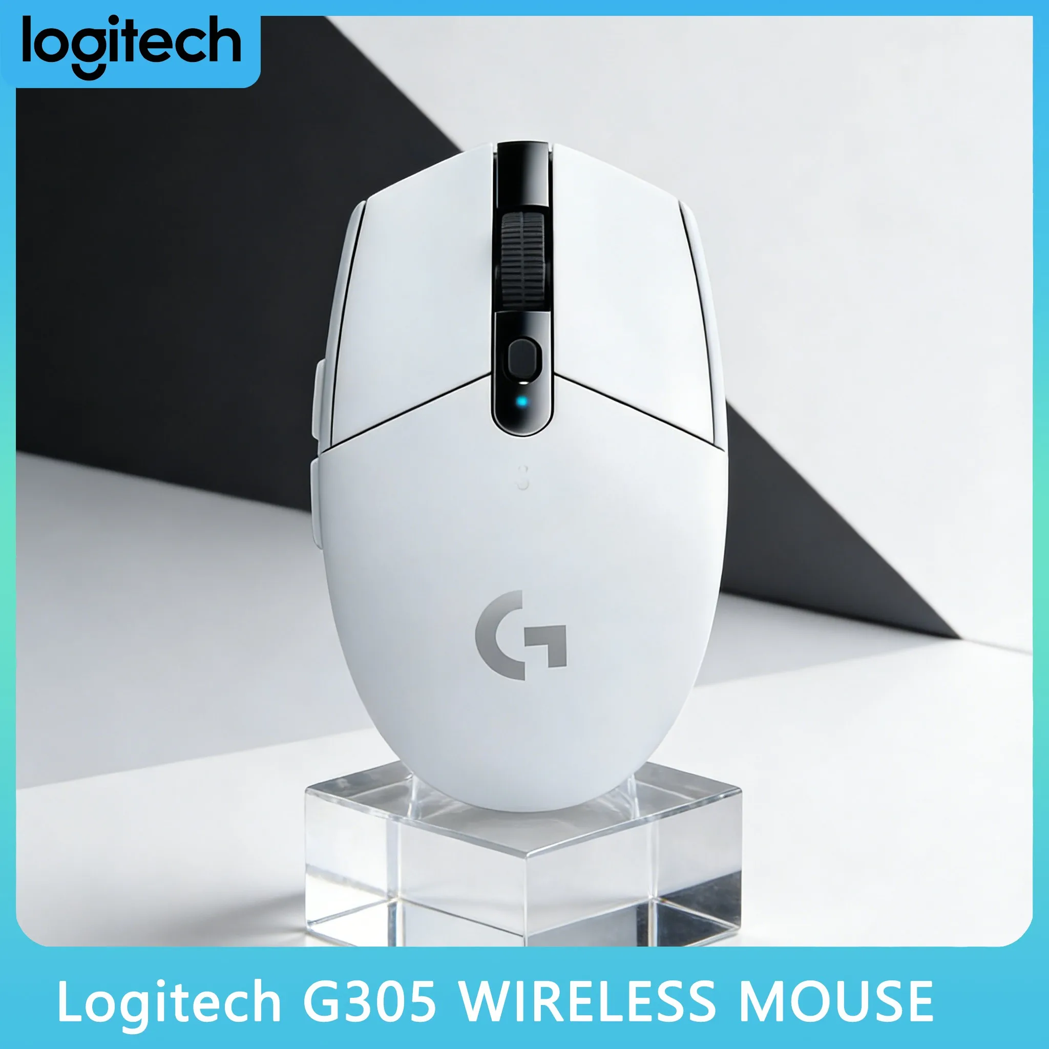 

Logitech G304 /G305 White Wireless Mouse HERO 12000DPI 40G Acceleration