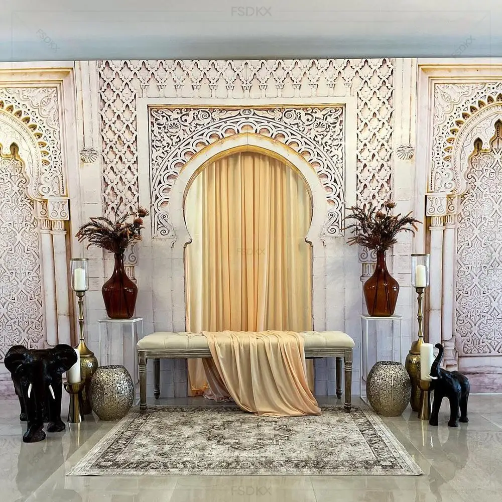 Luxury Events Design Backdrop Wall Square White Pvc Backdrop Wedding Stage Arch Backdrop Stand for Wedding Events