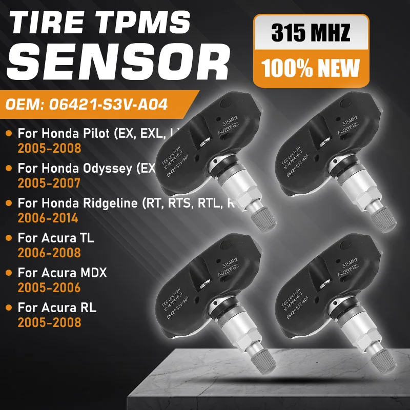 

Tire Pressure Monitor Sensor For Honda Pilot Honda Odyssey Acura TL 2005-2008 TPMS Honda Ridgeline 2006-2014 Acura MDX 2005-2006