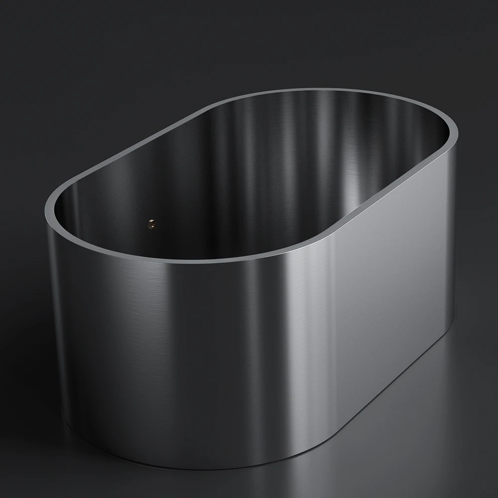 

Stainless Material Cold Plunge Athlete Ice Bath Tub Spa Massage Tub Freestanding Ice Bath Tub