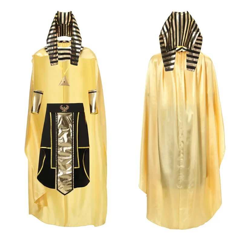 Halloween Costume Adult Egyptian Costume Cosplay Male Egyptian Pharaoh Costume