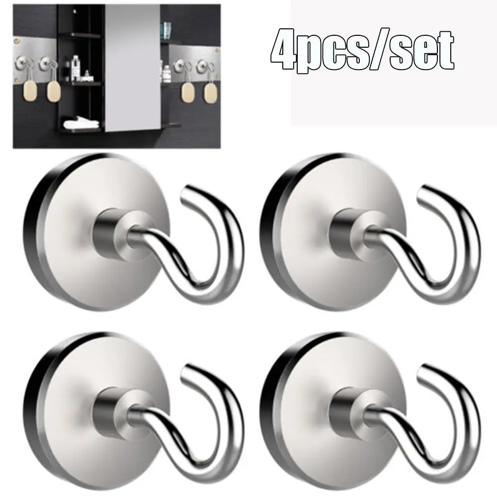 Universal Surfaces No Scratch Strong Magnetic Heavy Duty Neodymium Hooks Refrigerator