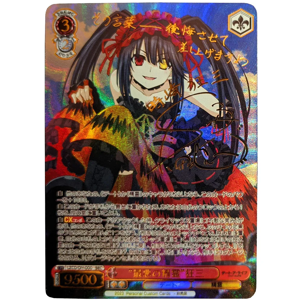 Anime Goddess Story One Piece DIY ACG Tokisaki Kurumi Sakurajima Mai Boy Games Toys Collectible Cards Christmas Birthday Gifts