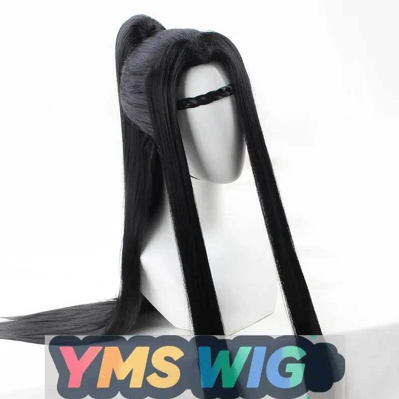 [YMS WIG] Ancient Costume Ancient Wig Male Cos Wig City Personification Chengdu Fake Hair Beauty Pointed Silver Gray