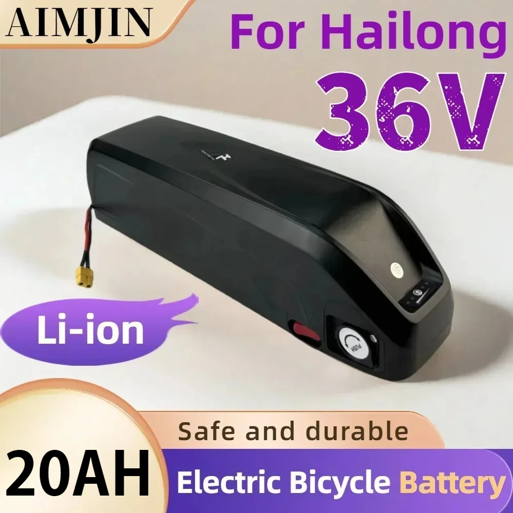 

For Hailong 36V 20Ah Lithium-ion Battery Pack Suitable for Electric Bicycle Battery Built in BMS Safe and durable