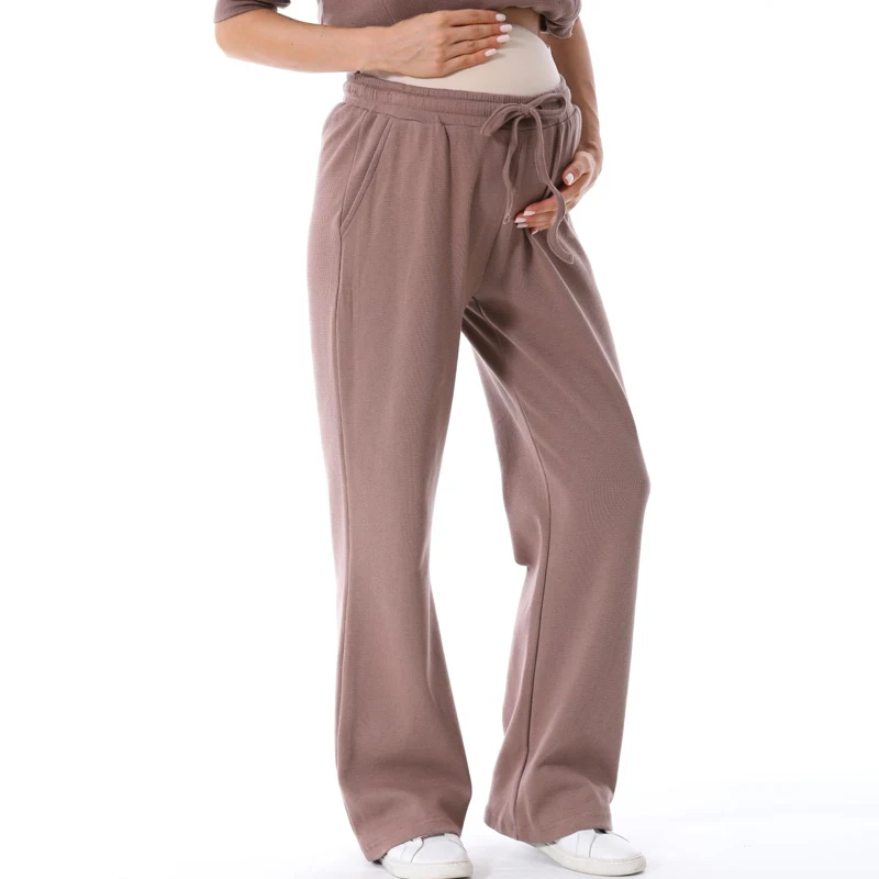 2025 NEW Maternity Straight Pants Adjustable Waist Pregnant Women Pregnancy Clothes Pants Big Size S/M/L/XL/XXL/3XL/4XL