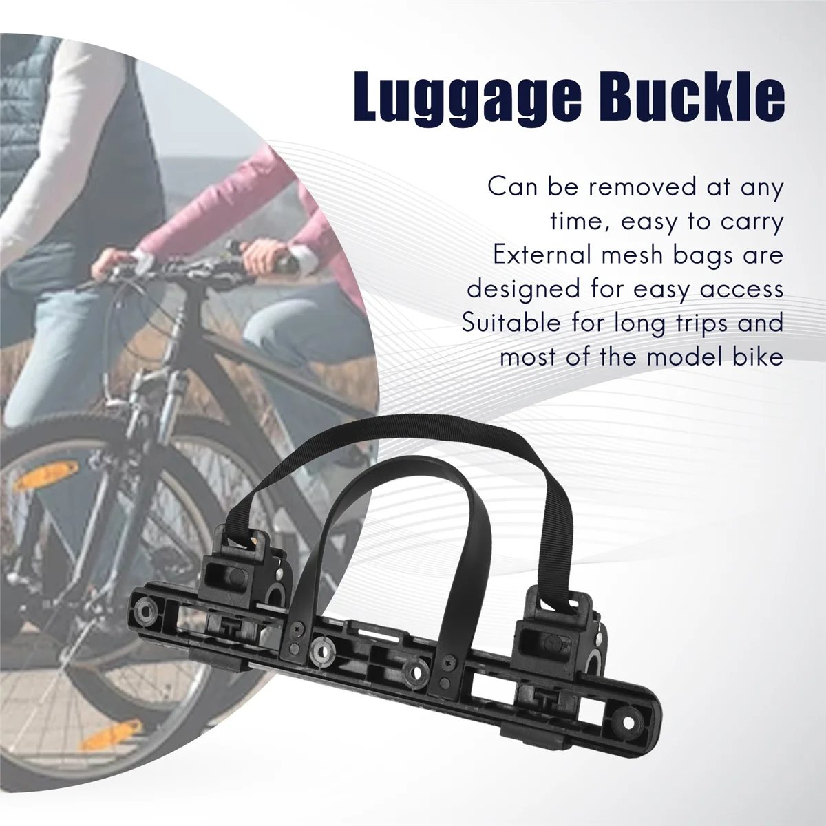 

ABAZJ Camel Bag Buckle Bicycle Accessories Luggage Buckle Bicycle Bag Buckle Riding Equipment