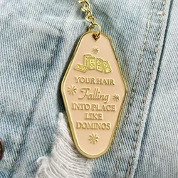 Evermore Keychain Lyrics Cowboy Keyring Music Album Peripheral Pendant