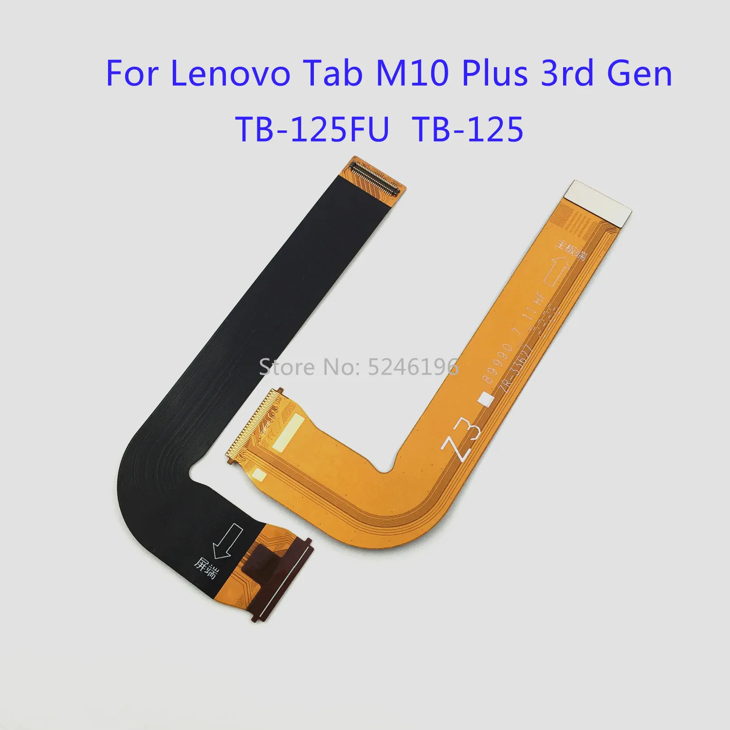 1pcs LCD Display Flex Cable Connect Mainboard for Lenovo Tab M10 Plus 3rd Gen TB-125FU TB125FU TB-125 Replace Part