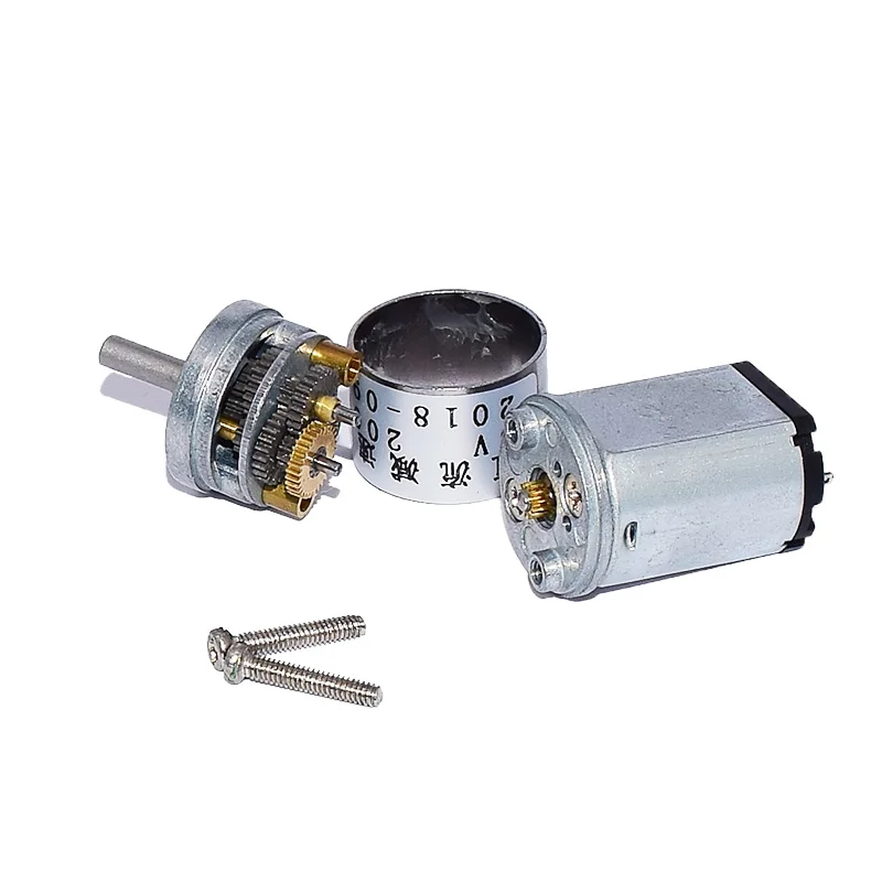 Mini ZGA16R-030 Full Metal Gearbox Gear Motor DC 3V 200 RPM Slow Speed 1:72 Reduction Ratio High Torque Engine