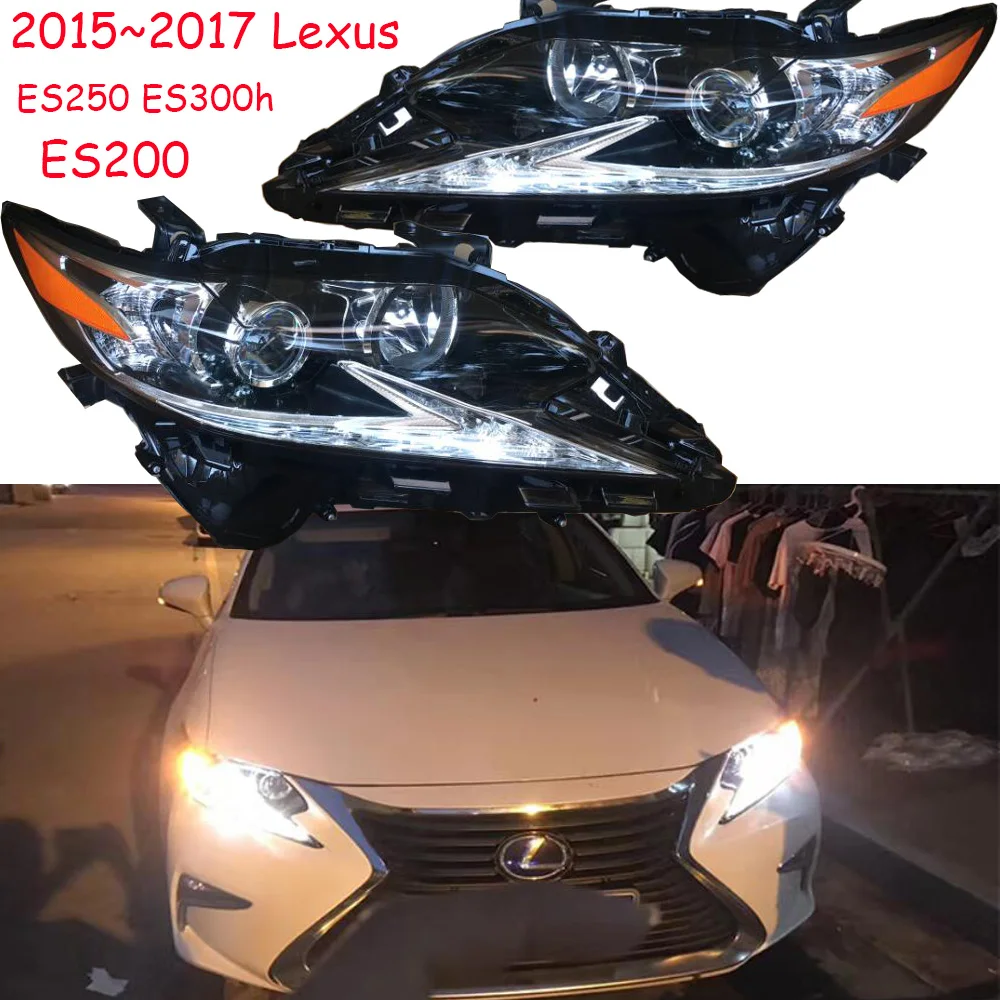 

1pcs car bumper Headlamp for Lexus headlight ES250 ES300h ES200 2015~2017y car accessories front light for Lexus headlamp