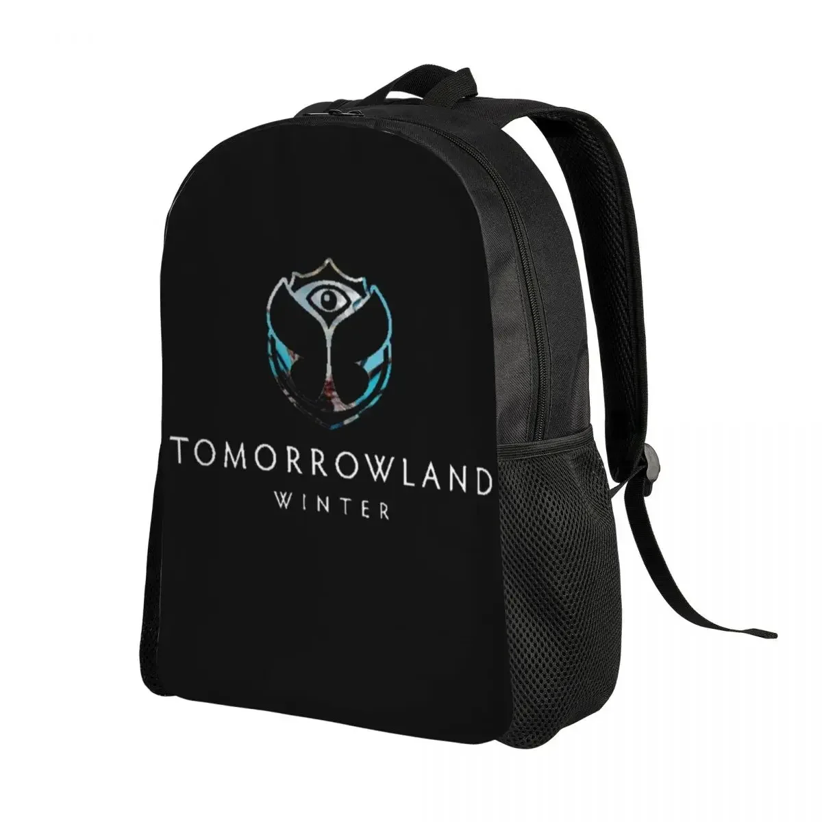 Custom Tomorrowland Backpacks for Men Women Water Resistant School College Music Festival Bag Print Bookbag