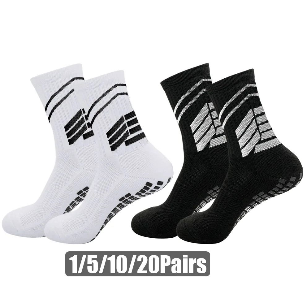 

1/5/10 пар спортивных носков с противоскользящей подошвой для мужчин и женщин, профессиональные носки для регби с махровой подошвой