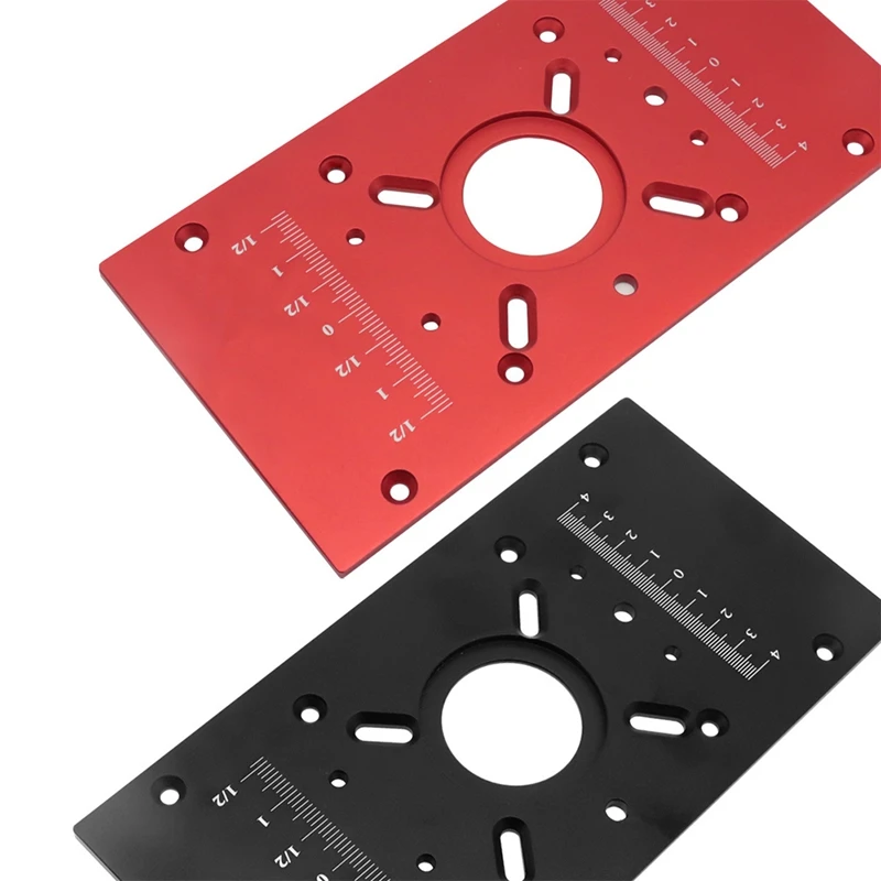 【Populaire】Router Tafel Inzetplaat Router Lift Kit - Houtbewerking Router Lift Flip Plaat Voor 65Mm Motor Trimmachine