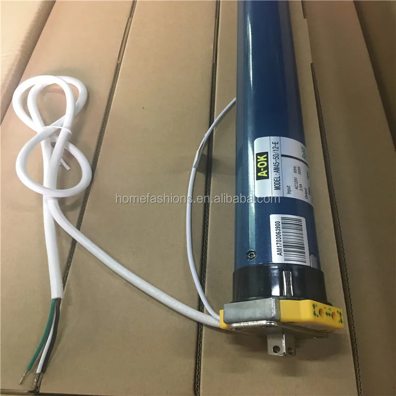 Good Quality Tubular Roller shade motor for Blinds Motor  A-OK AM45-50/12E