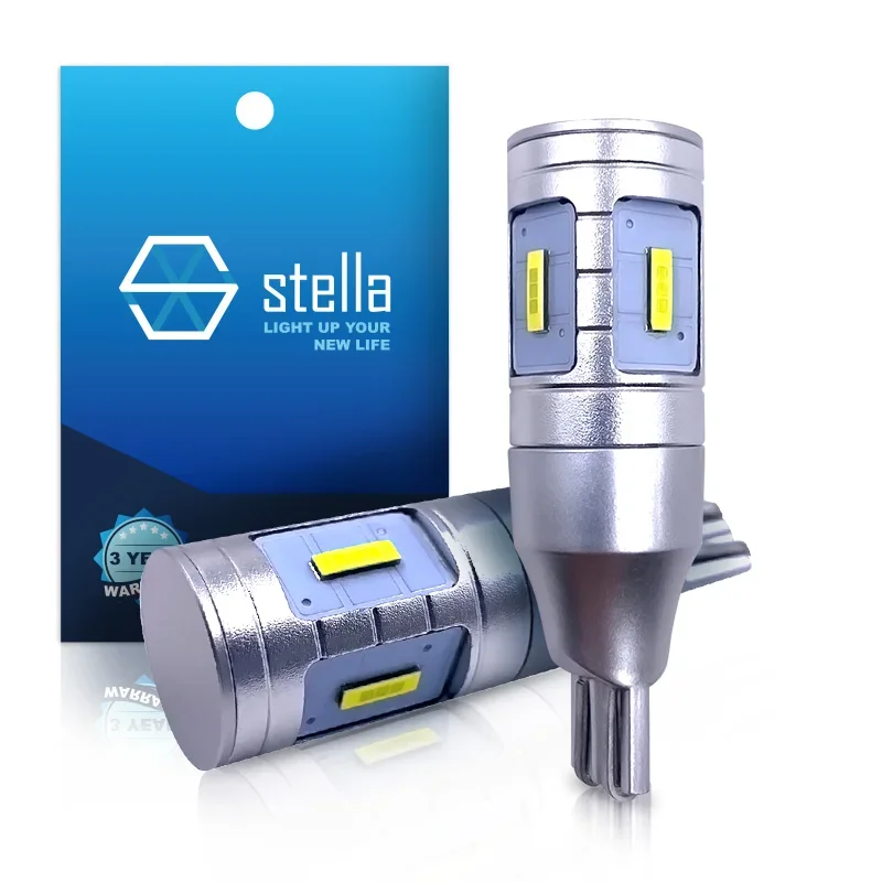 

Stella 2 шт. T15 светодиодная лампа 920 921 912 W16W светодиодная Canbus без ошибок супер яркая для автомобильного сигнала парковочные резервные огни заднего хода