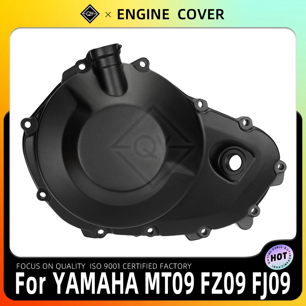LQYL Engine Cover Stator Cover CrankCase Side Cover Motor Shell For Yamaha MT09 MT-09 2018-2022 FZ09 2014-2016 FJ09 2015-2016