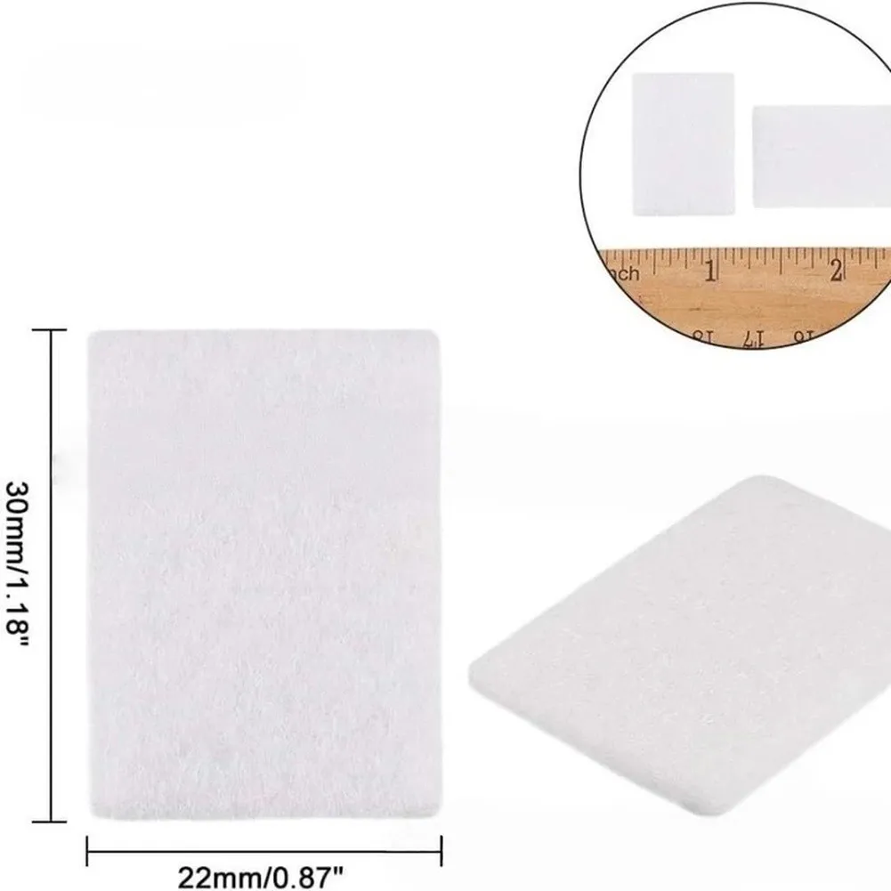 White Aroma Cotton Pad Compatible with For Aroeve For MK01 Humidifier Air Purifier Scent Sheet 1.5x1.5x0.3cm 3x2.2x0.3cm