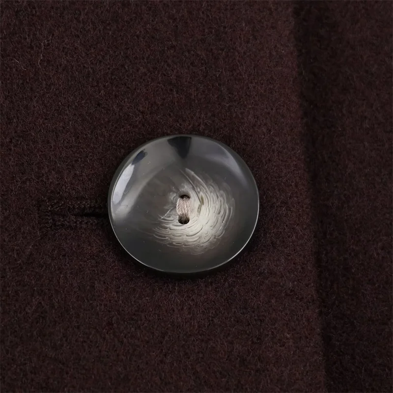 2025 Abrigo largo con cinturón de moda de otoño