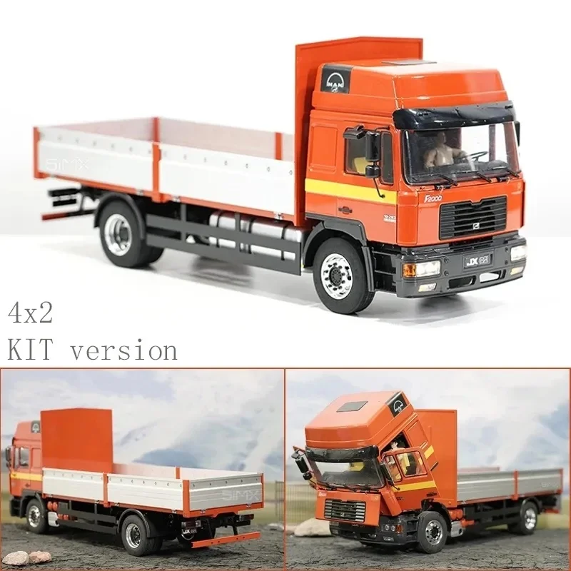 4X2 Aluminium Open Versie Kit Tractor Truck Voor 1/14 Tamiya Rc Aanhangwagen Kipper Voor Man F2000 Auto Diy Onderdelen