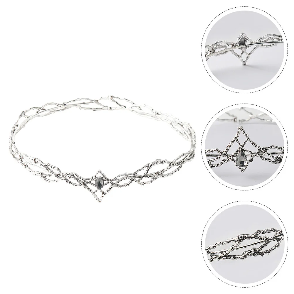

Crown Headwear Metal Crown Headband Headpieces Wedding Hair Accessories Elegant Bridal Tiaras Women Party Decor