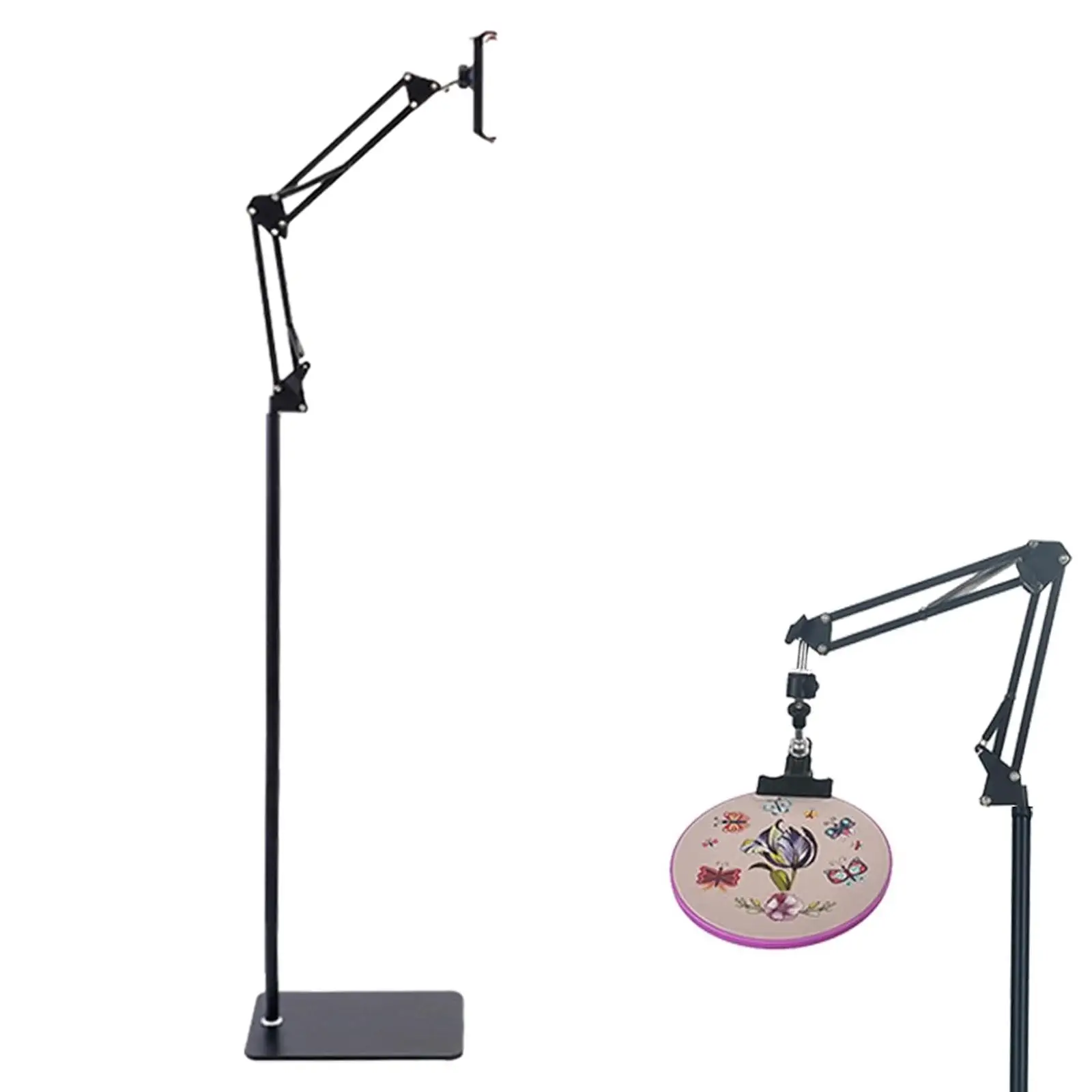 Embroidery Floor Stand Cross Stitch Stand Lightweight Sturdy Metal Embroidery