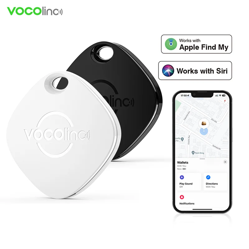 VOCOlinc Locator Mini Smart GPS Tracker Positioning Tag Anti-loss Device For Key Kids Pet Car Finder Work With Apple Find My