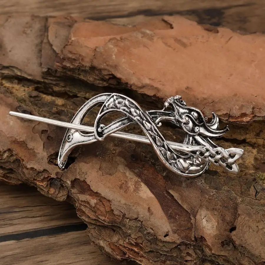 1/5/10/20/50/100pcs Sleek & Stylish Dragon - Shaped Hairpin for Women, Retro - Chic Half - Updo Hair Accessory for Back of Head,