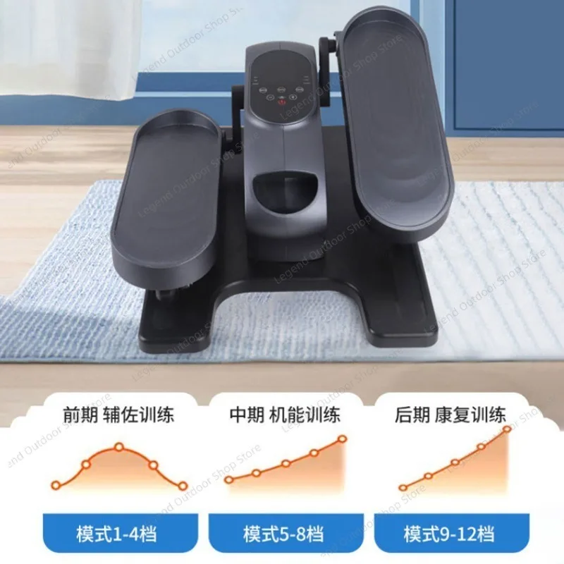 Stepper Elettrico per Riabilitazione, Mini Macchina Ellittica Multifunzionale per Allenamento Riabilitativo degli Arti per Anziani