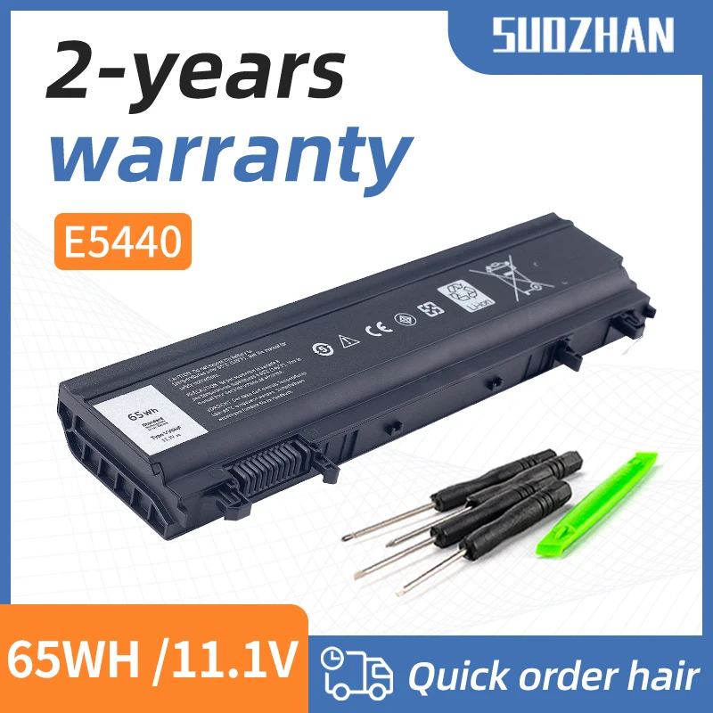 

SUOZHAN Bateria nova do portátil de 6 células vv0nf para a série vjxmc n5yh9 0k8hc 7w6k0 ft6d9 11.1v 5200mah for dell latitude